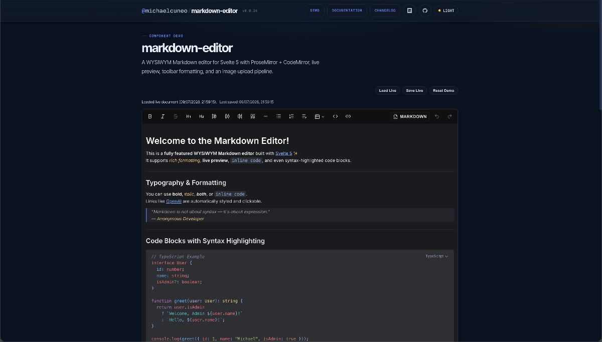 Featured image for Markdown Editor